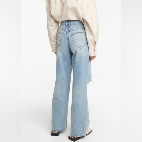 Frame Women’s 30 vintage super high rise wide leg jeans 90s distress casual - Picture 5 of 9